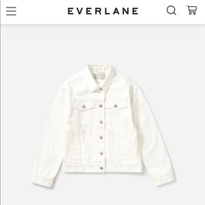 Everlane - The Denim Jacket (in Ebony, size small)